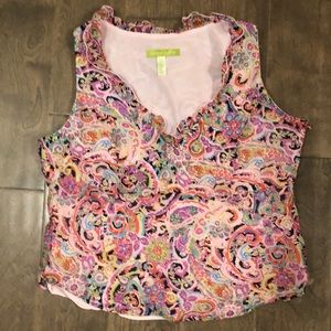 Sigrid Olson lined sleeveless top